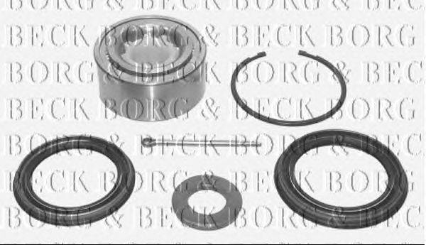 Комплект подшипника ступицы колеса BORG & BECK BWK596