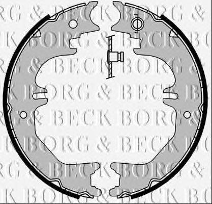 Комплект тормозных колодок BORG & BECK BBS6461