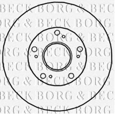 Тормозной диск BORG & BECK BBD4718