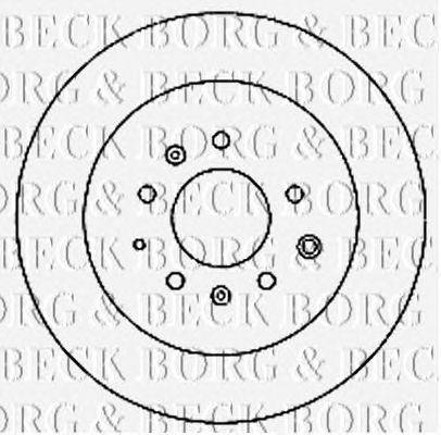 Тормозной диск BORG & BECK BBD4739