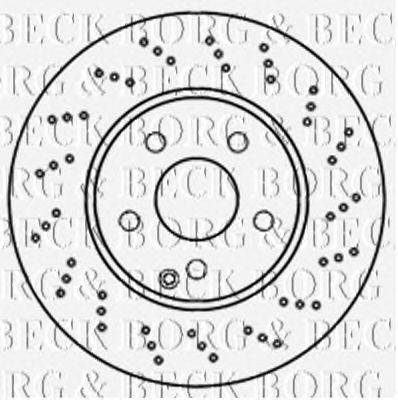 Тормозной диск BORG & BECK BBD4800