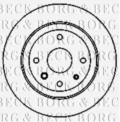 Тормозной диск BORG & BECK BBD5158