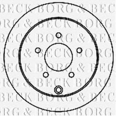 Тормозной диск BORG & BECK BBD5161