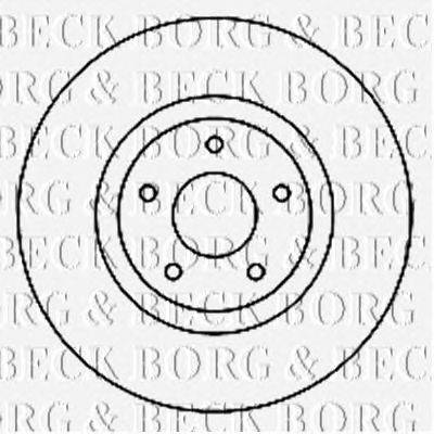 Тормозной диск BORG & BECK BBD5162