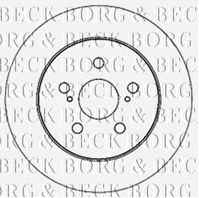 Тормозной диск BORG & BECK BBD5173
