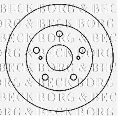 Тормозной диск BORG & BECK BBD5177