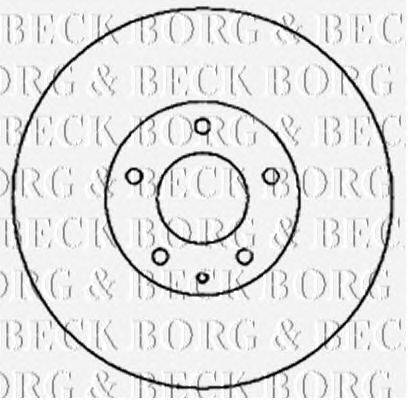 Тормозной диск BORG & BECK BBD5181