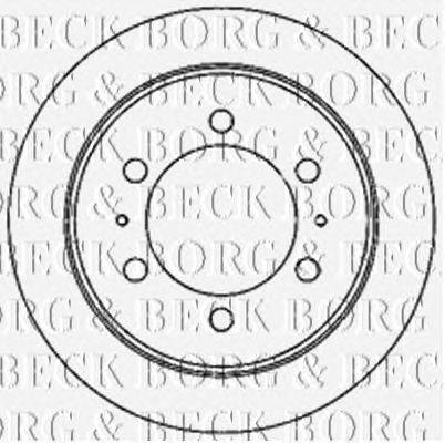 Тормозной диск BORG & BECK BBD5185