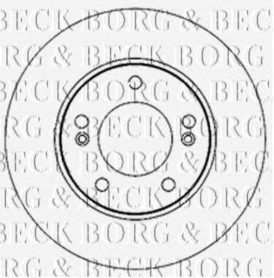 Тормозной диск BORG & BECK BBD5189