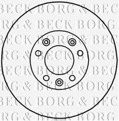 Тормозной диск BORG & BECK BBD5208