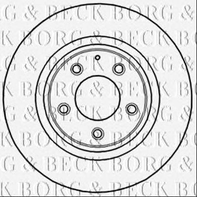 Тормозной диск BORG & BECK BBD5224