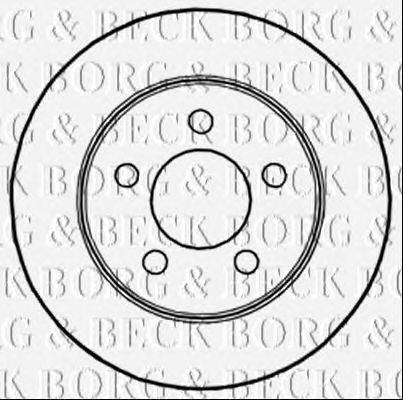 Тормозной диск BORG & BECK BBD5227
