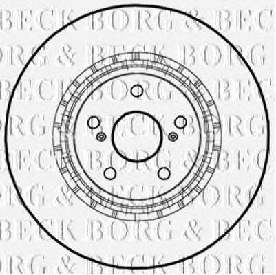 Тормозной диск BORG & BECK BBD5229