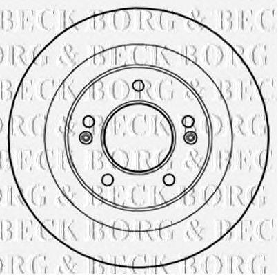 Тормозной диск BORG & BECK BBD5230