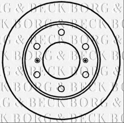 Тормозной диск BORG & BECK BBD5250