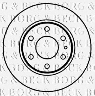 Тормозной диск BORG & BECK BBD5253