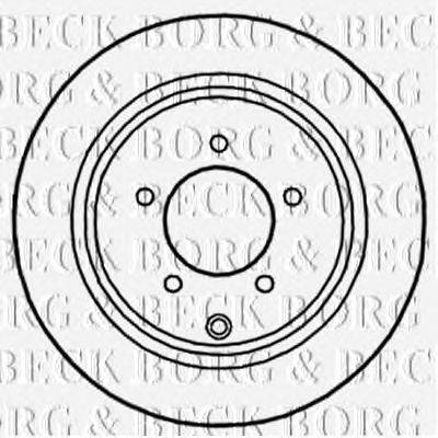 Тормозной диск BORG & BECK BBD5255