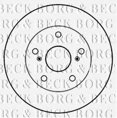 Тормозной диск BORG & BECK BBD5256