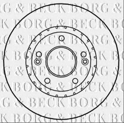 Тормозной диск BORG & BECK BBD5278
