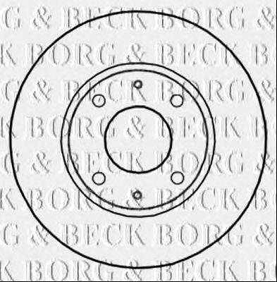 Тормозной диск BORG & BECK BBD5281
