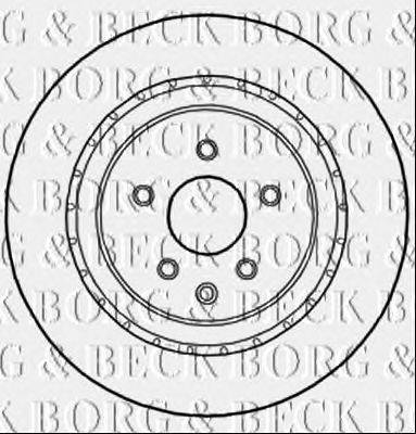 Тормозной диск BORG & BECK BBD5286