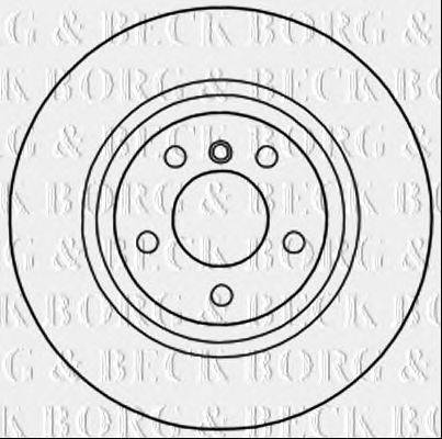 Тормозной диск BORG & BECK BBD5300