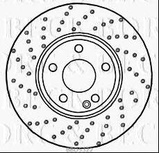 Тормозной диск BORG & BECK BBD5322