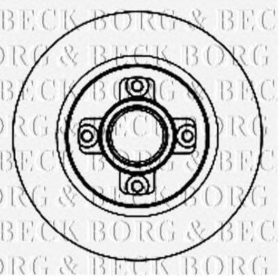 Тормозной диск BORG & BECK BBD5842S