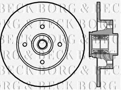 Тормозной диск BORG & BECK BBD5896S