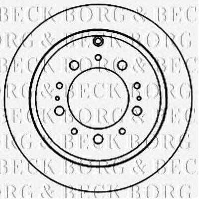 Тормозной диск BORG & BECK BBD5942S