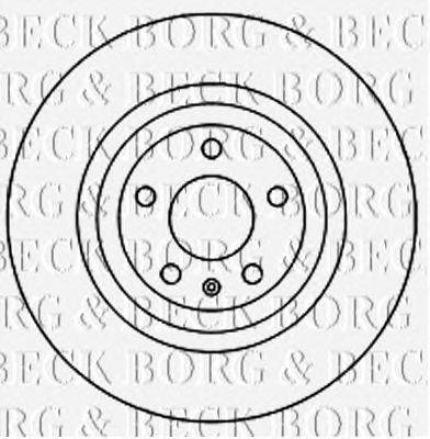 Тормозной диск BORG & BECK BBD5949S