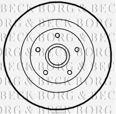 Тормозной диск BORG & BECK BBD5972S