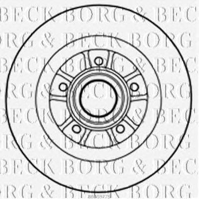 Тормозной диск BORG & BECK BBD5977S
