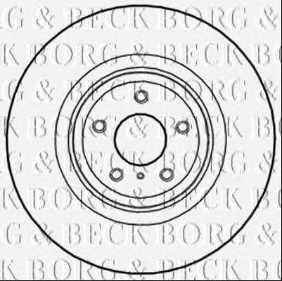 Тормозной диск BORG & BECK BBD5987S