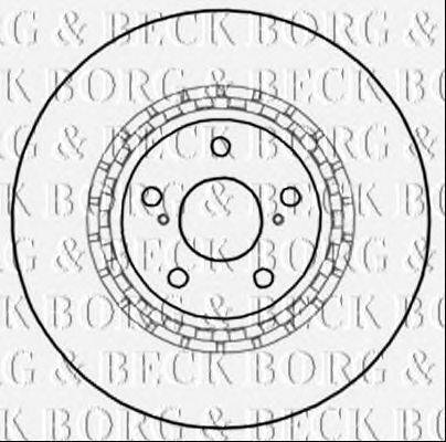 Тормозной диск BORG & BECK BBD6000S