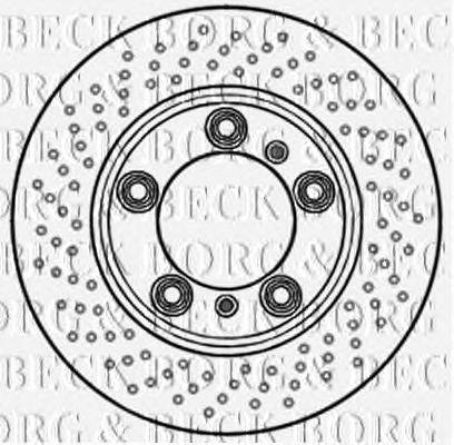 Тормозной диск BORG & BECK BBD6001S