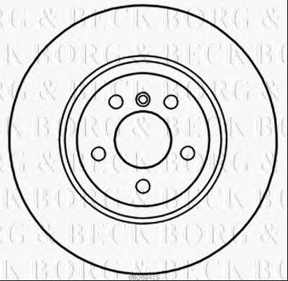 Тормозной диск BORG & BECK BBD6041S