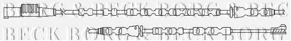 Сигнализатор, износ тормозных колодок BORG & BECK BWL3094