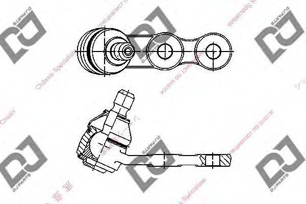 Несущий / направляющий шарнир DJ PARTS DB1248