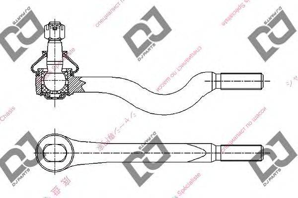 Наконечник поперечной рулевой тяги DJ PARTS DE1162