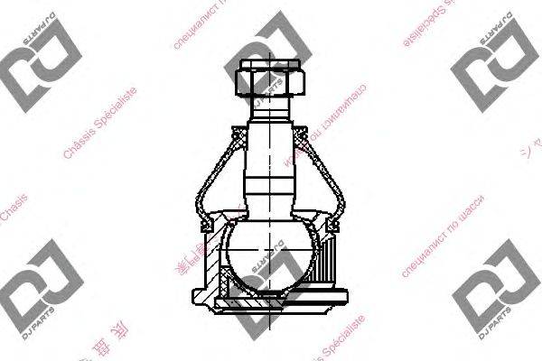 Несущий / направляющий шарнир DJ PARTS DB1079