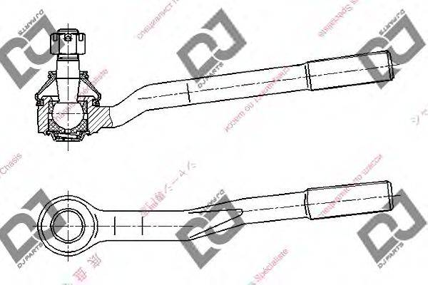 Наконечник поперечной рулевой тяги DJ PARTS DE1014