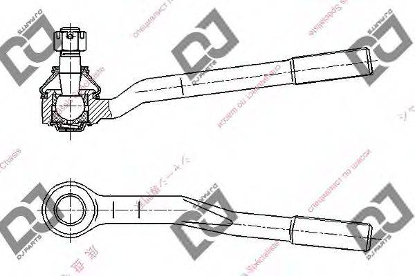 Наконечник поперечной рулевой тяги DJ PARTS DE1015