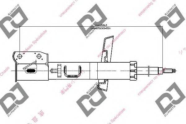 Амортизатор DJ PARTS DS1404GS