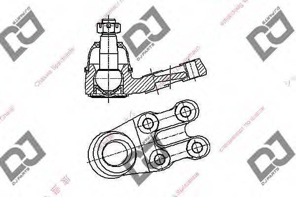 Несущий / направляющий шарнир DJ PARTS DB1183