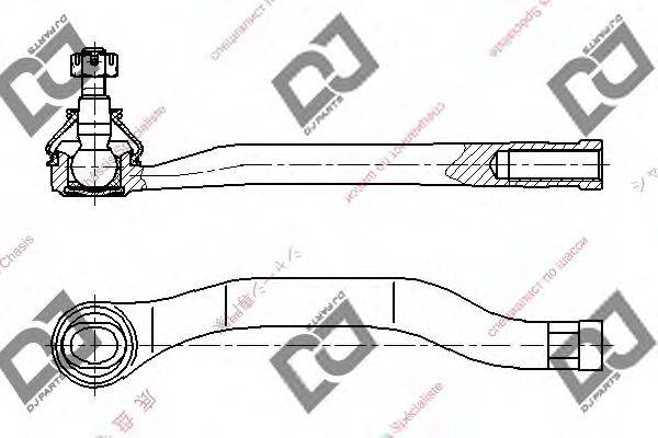 Наконечник поперечной рулевой тяги DJ PARTS DE1052