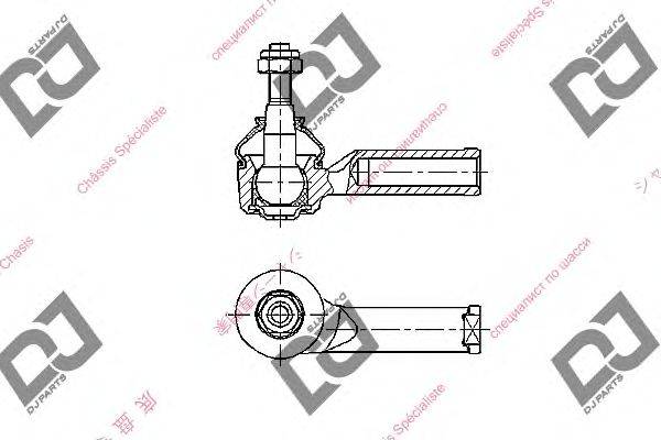 Наконечник поперечной рулевой тяги DJ PARTS DE1220