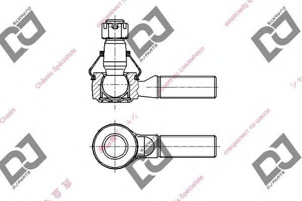 Наконечник поперечной рулевой тяги DJ PARTS DE1234