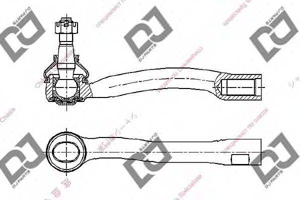 Наконечник поперечной рулевой тяги DJ PARTS DE1290