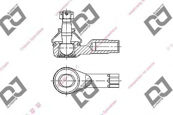 Наконечник поперечной рулевой тяги DJ PARTS DE1378